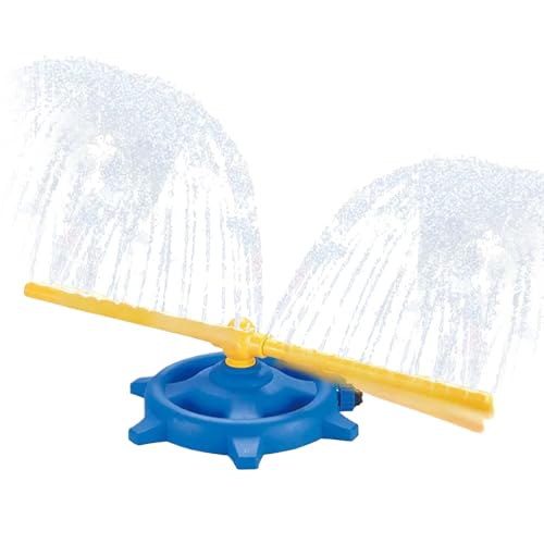 Smile Wassersprinkler Garten Kinder, Rotierender Gartensprinkler, Kunststoff, Wassersprinkler,Sprinkler Spielzeug für Kinder,Wasserspielzeug Garten,Rasensprenger, Outdoor Spiele Sprinkler Outdo von LearnLyrics
