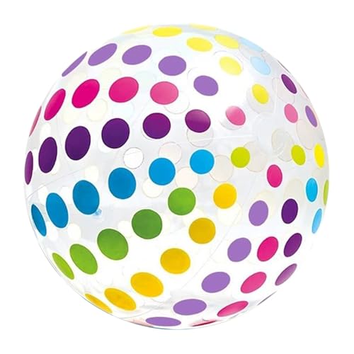 Strandbälle – aufblasbares Spielzeug, strapazierfähiger tragbarer Ball 40 cm für Sand Pool Party Training Schule Hof Park Sport von LearnLyrics