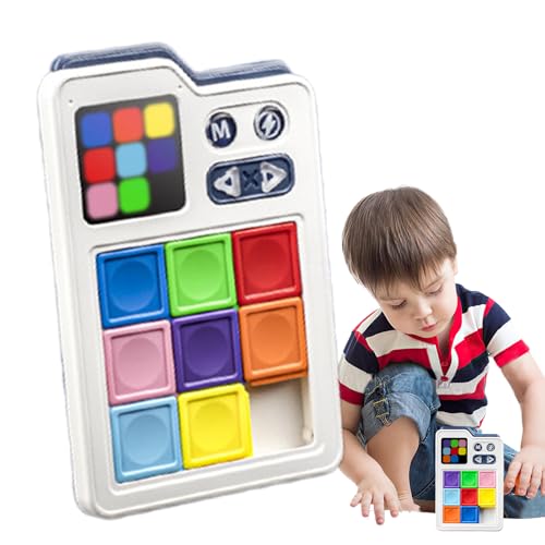Tragbare Puzzle-Blöcke – Schiebe-Spiele Puzzlespiele | Smart Slider Jigsaw Game Intelligent Sensing 1000+ Question Bank Challenge Brain Teaser Teaser Teats PUBLISSE TOT | Drei Bata-Modi von LearnLyrics