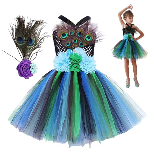 Vogelkostüm für Mädchen – Halloween-Outfit mit Kunstfeder-Kopfschmuck | Wunderschönes, filigranes Design mit Vogelmotiv, weicher Tüllrock, bequemes, dehnbares Oberteil für Schultheater, Tanzaufführung Vogelkostüm für Mädchen – Halloween-Outfit mit Kunstfeder-Kopfschmuck | Wunderschönes, filigranes Design mit Vogelmotiv, weicher Tüllrock, bequemes, dehnbares Oberteil für Schultheater, Tanzaufführung von LearnLyrics