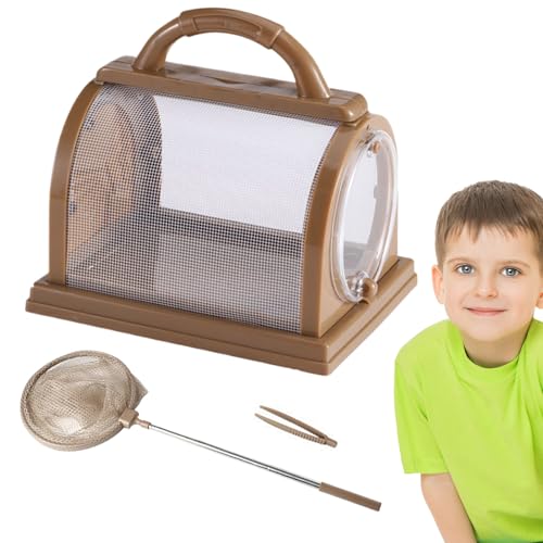 Wurmfänger Set,Schmetterlingsbeobachtungsnetz - Klappbarer Multifunktions-Fliegenfänger Für Kinder 3-12 Jahre Outdoor-Aktivitäten Garten Camping von LearnLyrics