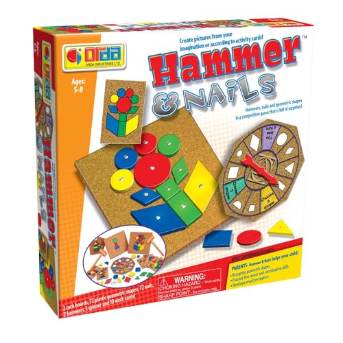 Learning Advantage Creative Toys – CT 2099 – Lernspiel Erstes Alter – Nägel und Hammer von LEARNING ADVANTAGE
