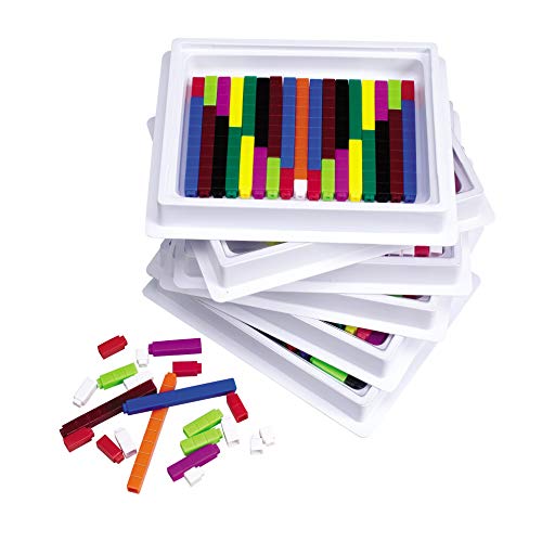 Learning Resources Cuisenaire Rods Plastic Connecting Classroom Set von Learning Resources