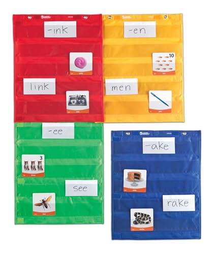 Learning Resources Magnetische Organiser-Vierecke (Set mit 4 Stück), Klein von Learning Resources