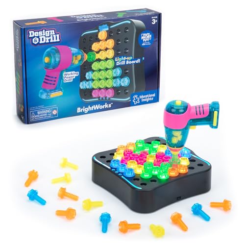 Learning Resources Design & Drill Brightworks, MINT-Lernspielzeug mit Spielzeugbohrer, 53-teilig, ab 3 Jahren Learning Resources Design & Drill Brightworks, MINT-Lernspielzeug mit Spielzeugbohrer, 53-teilig, ab 3 Jahren von Educational Insights