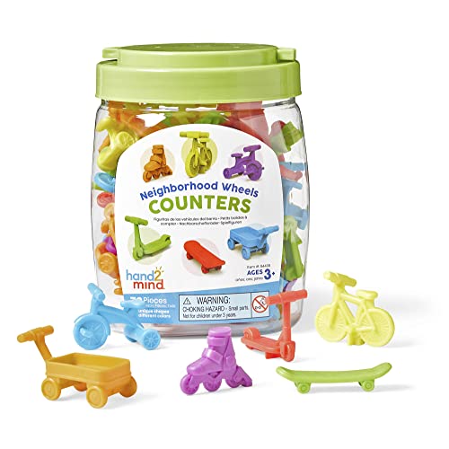 Learning Resources Spielfiguren „Spaß auf Rädern“, Mathematik-Spielfiguren für den Unterricht, zählen, zuordnen, sortieren, Musterreihen bilden, Eimer mit 72 Stück, ab 3 Jahren Learning Resources Spielfiguren „Spaß auf Rädern“, Mathematik-Spielfiguren für den Unterricht, zählen, zuordnen, sortieren, Musterreihen bilden, Eimer mit 72 Stück, ab 3 Jahren von hand2mind