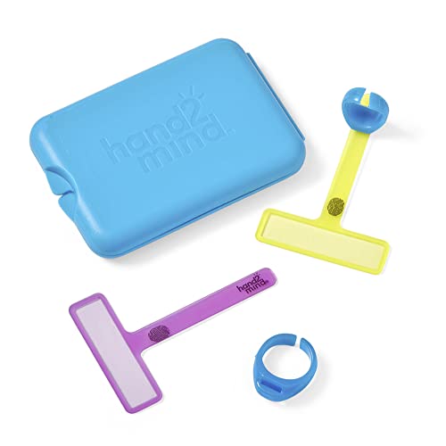 Learning Resources FingerFocus-Lesehilfen, Hilfsmittel bei Lese- und Schreibschwäche, ADHS-Hilfsmittel, bunte Felder als Leserahmen, Lesehilfe für Kinder (1er-Packung), ab 3 Jahren von hand2mind