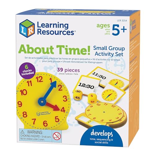 Learning Resources About Time! 6-teiliges Kleingruppen-Aktivitätsset Learning Resources About Time! 6-teiliges Kleingruppen-Aktivitätsset von Learning Resources