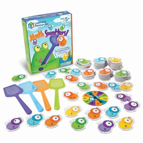 Learning Resources Additions- und Subtraktionsspiel Mathe-Insel, Lernspiele, Mathematikspiele für Kinder ab 6 Jahren, pädagogisches Spielzeug, Mathematikspiele für Kinder, Lernspiele für drinnen, 6+ von Learning Resources