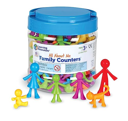 Learning Resources All About Me Spielfiguren Familie (72 Stück) von Learning Resources