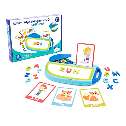 Learning Resources AlphaMagnets GO! Aktivitätsset für Buchstabierübungen, magnetische Buchstaben für Kinder, ABC-Magneten mit Großbuchstaben, 73-teilig, ab 3 Jahren Learning Resources AlphaMagnets GO! Aktivitätsset für Buchstabierübungen, magnetische Buchstaben für Kinder, ABC-Magneten mit Großbuchstaben, 73-teilig, ab 3 Jahren von Educational Insights