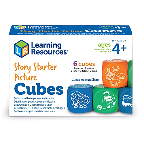 Learning Resources Bildwürfel zum Geschichten erzählen, Geschichtenwürfel-Spielzeug, Lernspielzeug, Wortschatzspiele für Kinder, Förderung der Kommunikation, für Gruppenaktivitäten geeignet, 3+ Learning Resources Bildwürfel zum Geschichten erzählen, Geschichtenwürfel-Spielzeug, Lernspielzeug, Wortschatzspiele für Kinder, Förderung der Kommunikation, für Gruppenaktivitäten geeignet, 3+ von Learning Resources