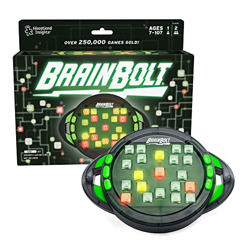 Learning Resources BrainBolt Denkspiel, Memory, Konzentrationsspiel für Leute von 7-107 Jahren, 20.3 von Learning Resources