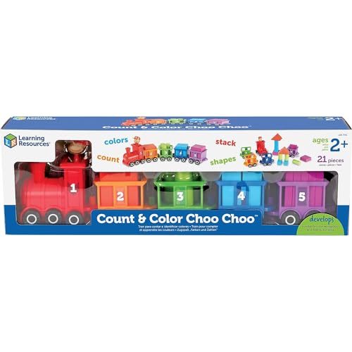 Learning Resources Choo-Choo Bimmelbahn – Zahlen & Farben von Learning Resources