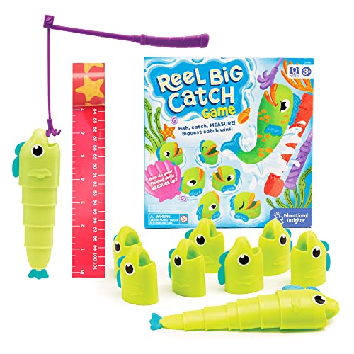 Learning Resources Das große Angelspiel, Mathetraining-Spiel für die Vorschule, zum Erlernen von Maßen, Mathespiele für Kinder, für 2-3 Mitspieler, für Jungen und Mädchen ab 3 Jahren Learning Resources Das große Angelspiel, Mathetraining-Spiel für die Vorschule, zum Erlernen von Maßen, Mathespiele für Kinder, für 2-3 Mitspieler, für Jungen und Mädchen ab 3 Jahren von Educational Insights
