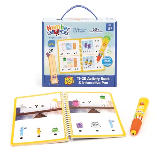 Learning Resources Hot Dots Numberblocks 11-20 Aktivitätsbuch mit interaktivem Stift, über 60 Aktivitäten, Numberblocks-Geschenke, ab 5 Jahren Learning Resources Hot Dots Numberblocks 11-20 Aktivitätsbuch mit interaktivem Stift, über 60 Aktivitäten, Numberblocks-Geschenke, ab 5 Jahren von Educational Insights