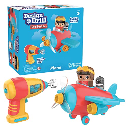Learning Resources Design & Drill Schrauberkumpel Flugzeug, Flieger-Spielset mit Flugzeug und Pilotfigur, Spielzeug zur Heranführung an Naturwissenschaften und MINT-Konzepte, 3+ Learning Resources Design & Drill Schrauberkumpel Flugzeug, Flieger-Spielset mit Flugzeug und Pilotfigur, Spielzeug zur Heranführung an Naturwissenschaften und MINT-Konzepte, 3+ von Educational Insights