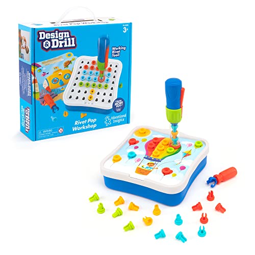 Learning Resources Design & Drill Werkstatt mit ploppenden Stecknieten, 54 Teile mit handbetriebenem Stecknietengerät, MINT-Spielzeug, für Jungen und Mädchen ab 3 Jahren Learning Resources Design & Drill Werkstatt mit ploppenden Stecknieten, 54 Teile mit handbetriebenem Stecknietengerät, MINT-Spielzeug, für Jungen und Mädchen ab 3 Jahren von Educational Insights