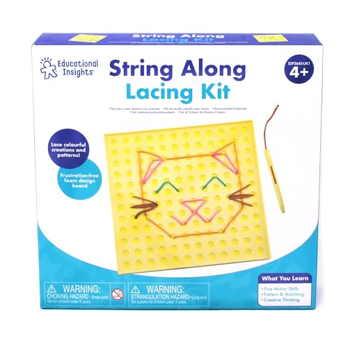 Learning Resources ESP3645-UK1 String-Along Fädelset, Mehrfarbig von Learning Resources