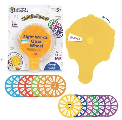 Learning Resources Erstlesewörter Quizrad Lernspiel Ab 5 Jahren Lesespiel Für Zuhause Und Schule Lesen Lernen Learning Resources Erstlesewörter Quizrad Lernspiel Ab 5 Jahren Lesespiel Für Zuhause Und Schule Lesen Lernen von Learning Resources