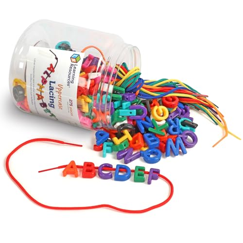 Learning Resources Fädel-Großbuchstaben, ab 3 Jahren, Lernspielzeug für Buchstaben und Feinmotorik, Auge-Hand-Koordination fördern Learning Resources Fädel-Großbuchstaben, ab 3 Jahren, Lernspielzeug für Buchstaben und Feinmotorik, Auge-Hand-Koordination fördern von Learning Resources