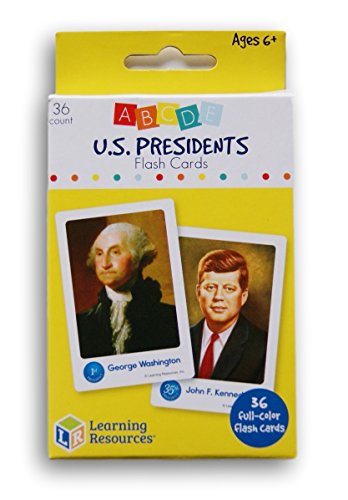 Learning Resources Flash Cards - US Presidents - 36 Cards von Learning Resources