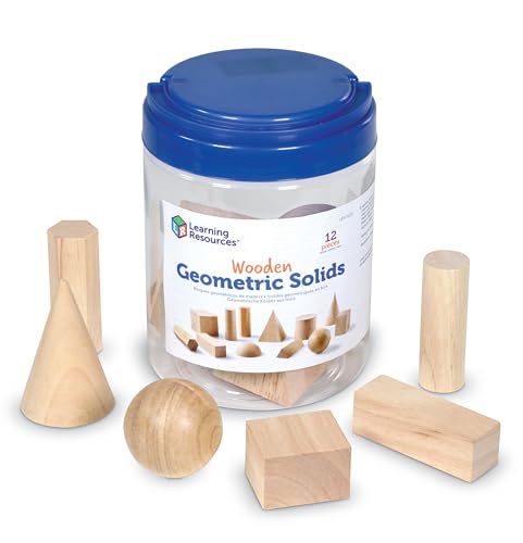 Learning Resources Geometrische Körper aus Holz von Learning Resources