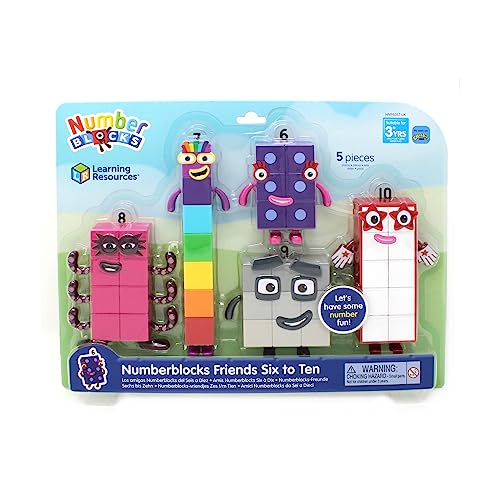 Learning Resources Numberblocks-Freunde Sechs bis Zehn, Spielfiguren, offizielle Sammelfiguren für Kinder ab 3 Jahren Learning Resources Numberblocks-Freunde Sechs bis Zehn, Spielfiguren, offizielle Sammelfiguren für Kinder ab 3 Jahren von Learning Resources