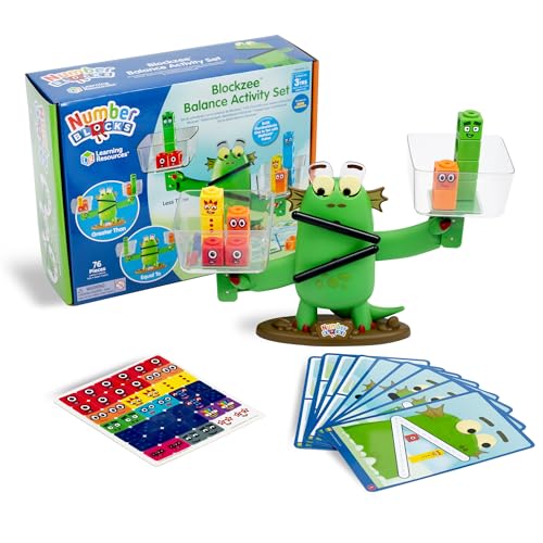Learning Resources HM96089-UK Numberblocks Blockzee, ab 3 Jahren, Mathe-und Zahlenspielzeug, Gleichgewichtsspiel, Mathespiel für Kinder, interaktives Spielzeug mit beweglichem Mund und Augen, Multi von Learning Resources