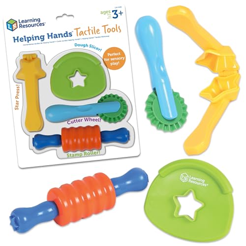 Learning Resources Helping Hands Taktile Werkzeuge, Feinmotorik-Spielzeug ab 3 Jahren, Kreative Sensorik-Werkzeuge Learning Resources Helping Hands Taktile Werkzeuge, Feinmotorik-Spielzeug ab 3 Jahren, Kreative Sensorik-Werkzeuge von Learning Resources