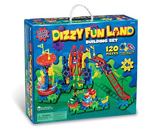 Learning Resources Gears! Gears! Gears! Dizzy Fun Land Motorisiertes Bauset von Learning Resources