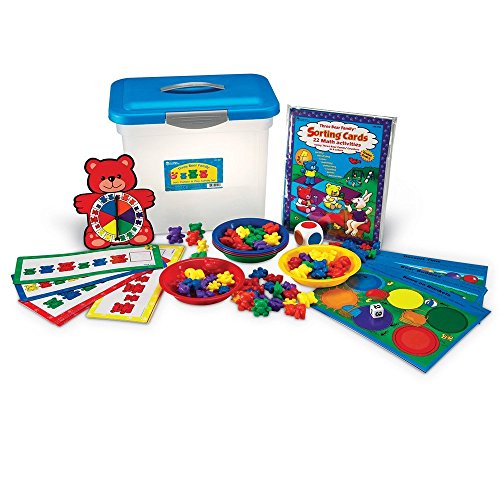 Learning Resources Dreiköpfige Bärenfamilie – Spielset zum Sortieren, Muster legen u. Spielen von Learning Resources