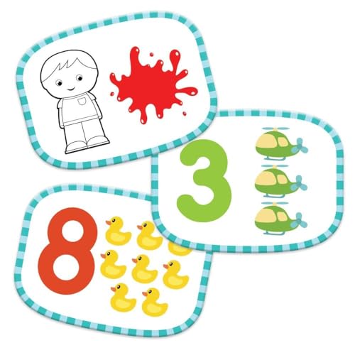 Learning Resources Skill Builders! Zählkinder 1-10, Lernspielzeug ab 18 Monaten, Aktivitäten für Kleinkinder, Lernspielsachen zum Farbenlernen, 20-teilig, ab 18 Monaten von Learning Resources