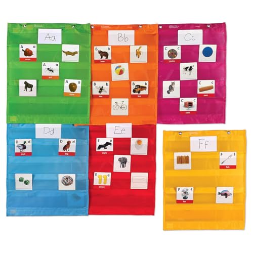 Learning Resources Magnetische, viereckige Organiser-Taschen, Rosa von Learning Resources