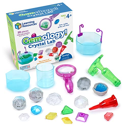 Learning Resources Gemology! Kristalllabor, naturwissenschaftlicher Mint-Baukasten für Kinder ab 4 Jahren von Learning Resources