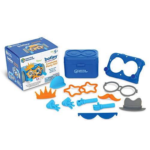 Learning Resources Kostümparty-Set für Botley, den programmierbaren Roboter, Ergänzungsset, Botley Nicht enthalten, ab 5 Jahren von Learning Resources