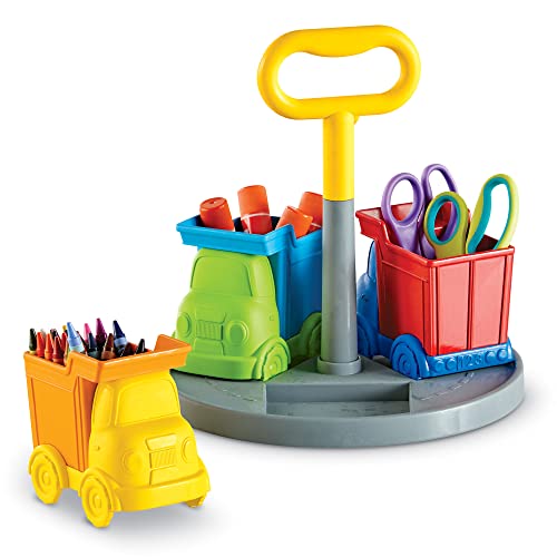 Learning Resources Create-a-Space Stiftehalter „Lkws“, Aufbewahrung für Mal- und Bastelmaterial, Stiftehalter für Ordnung im Kinderzimmer, Ordnung im Klassenzimmer, Utensilo für Schulmaterial Learning Resources Create-a-Space Stiftehalter „Lkws“, Aufbewahrung für Mal- und Bastelmaterial, Stiftehalter für Ordnung im Kinderzimmer, Ordnung im Klassenzimmer, Utensilo für Schulmaterial von Learning Resources