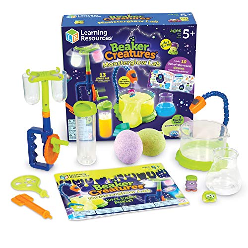 Learning Resources Beaker Creatures Monsterglow Laborset, MINT, Wissenschaftlicher Experimentierkasten, Mittel von Learning Resources