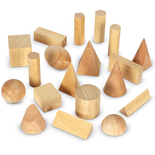 Learning Resources Geometrische Körper aus Holz, Ab 6 Jahren, 19-teiliges Set, Fördert Formenverständnis und räumliches Denken, Für den Mathematikunterricht Learning Resources Geometrische Körper aus Holz, Ab 6 Jahren, 19-teiliges Set, Fördert Formenverständnis und räumliches Denken, Für den Mathematikunterricht von Learning Resources