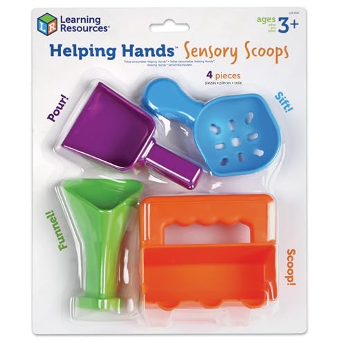 Learning Resources Helping Hands Sensorikschaufeln, Feinmotorik-Spielzeug, Sensorik-Spielzeug bei Autismus, Sensorik-Spielzeug für autistische Kinder, Sensorik-Spielzeug für Kleinkinder, 4-teilig, 3+ Learning Resources Helping Hands Sensorikschaufeln, Feinmotorik-Spielzeug, Sensorik-Spielzeug bei Autismus, Sensorik-Spielzeug für autistische Kinder, Sensorik-Spielzeug für Kleinkinder, 4-teilig, 3+ von Learning Resources