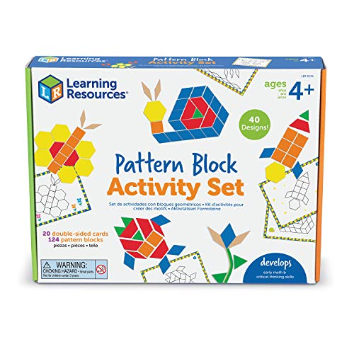 Learning Resources Aktivitätsset Formsteine, feinmotorisches Geschick, logisches Denken, ab 4 Jahren von Learning Resources
