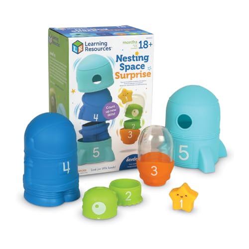 Learning Resources Verschachtelte Weltraum-Überraschung, ab 18 Monate, Vorschul-Lernaktivitäten, Kleinkind-Lernspielzeug, Montessori-Spielzeug, Schachtelspielzeug Learning Resources Verschachtelte Weltraum-Überraschung, ab 18 Monate, Vorschul-Lernaktivitäten, Kleinkind-Lernspielzeug, Montessori-Spielzeug, Schachtelspielzeug von Learning Resources