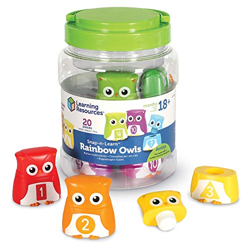 Learning Resources Snap-n-Learn Regenbogen-Eulen von Learning Resources