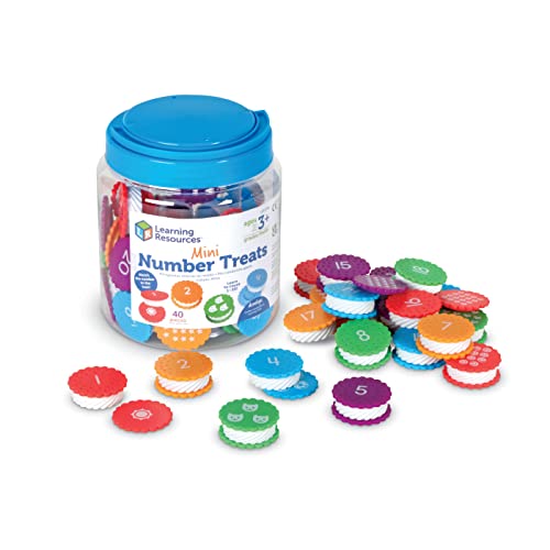 Learning Resources Mini-Zahlenkekse, Lernspielzeug für Kleinkinder, Lernspielzeug und Unterrichtsmaterial, Montessori-Spielzeug für Kinder, Spielzeug für Babys und Kleinkinder, 40-teilig, ab 3 Jahren Learning Resources Mini-Zahlenkekse, Lernspielzeug für Kleinkinder, Lernspielzeug und Unterrichtsmaterial, Montessori-Spielzeug für Kinder, Spielzeug für Babys und Kleinkinder, 40-teilig, ab 3 Jahren von Learning Resources