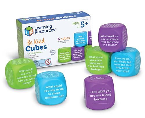 Learning Resources Die freundlichen Würfel, Lernmaterial bei Autismus, Sprachtherapie-Material, sozio-emotionales Lernspielzeug und Spiel für Kinder, 6-teilig, ab 5 Jahren Learning Resources Die freundlichen Würfel, Lernmaterial bei Autismus, Sprachtherapie-Material, sozio-emotionales Lernspielzeug und Spiel für Kinder, 6-teilig, ab 5 Jahren von Learning Resources