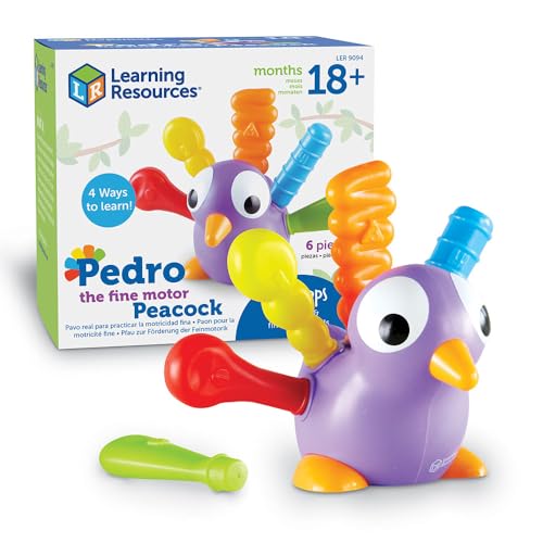 Learning Resources Pedro, der Pfau zur Förderung der Feinmotorik von Learning Resources