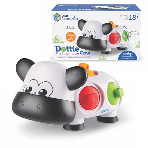 Learning Resources Dottie die Feinmotorik Kuh, Sensory Fidget Feinmotorik Fähigkeiten Bauernhof Tier Spielzeug für Kleinkinder, Early Years, Alter 18 Monate + Learning Resources Dottie die Feinmotorik Kuh, Sensory Fidget Feinmotorik Fähigkeiten Bauernhof Tier Spielzeug für Kleinkinder, Early Years, Alter 18 Monate + von Learning Resources