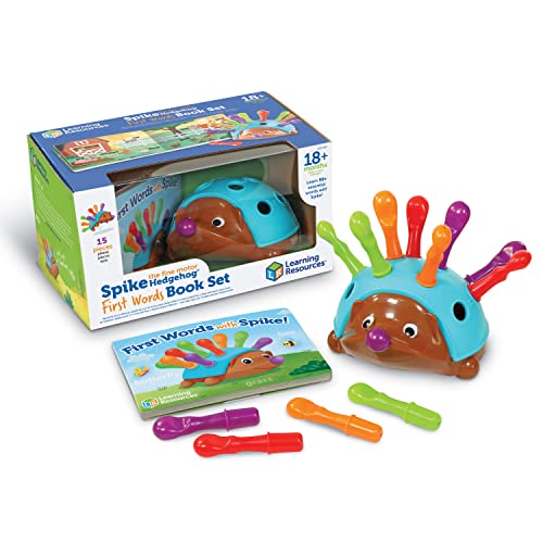 Learning Resources Spike, der Igel zur Förderung der Feinmotorik, Erste (englische) Wörter, Spiel- und Buchset, Kleinkinder-Spielzeug, Feinmotorik-Spielspaß, ab 18 Monaten Learning Resources Spike, der Igel zur Förderung der Feinmotorik, Erste (englische) Wörter, Spiel- und Buchset, Kleinkinder-Spielzeug, Feinmotorik-Spielspaß, ab 18 Monaten von Learning Resources