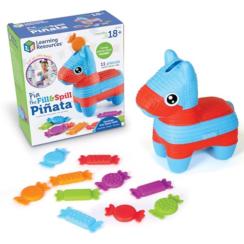 Learning Resources Pia, die Piñata zum Befüllen und Ausschütten, Spielzeug-Erfolgsprodukt für Kleinkinder, Vorschule, feinmotorisches Geschick, Lernspielzeug, 11-teilig, ab 18 Monaten Learning Resources Pia, die Piñata zum Befüllen und Ausschütten, Spielzeug-Erfolgsprodukt für Kleinkinder, Vorschule, feinmotorisches Geschick, Lernspielzeug, 11-teilig, ab 18 Monaten von Learning Resources
