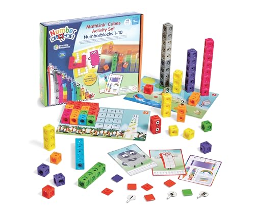Learning Resources Numberblocks MathLink-Würfel 1-10 Aktivitätsset, Training vorschulischer Mathekenntnisse, Bauen, Lernen, Spielen – im Klassenzimmer und zu Hause, Ab 3 Jahren Learning Resources Numberblocks MathLink-Würfel 1-10 Aktivitätsset, Training vorschulischer Mathekenntnisse, Bauen, Lernen, Spielen – im Klassenzimmer und zu Hause, Ab 3 Jahren von Learning Resources